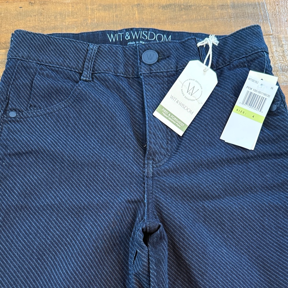 Wit & Wisdom Navy Flare Jeans
